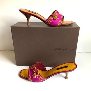 LOUIS VUITTON SANDALS HEELS